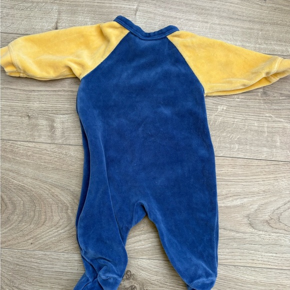 Vintage OshKosh Baby Velour Sleeper | 3 Months | Construction Theme - Picture 5 of 5